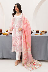 L-1104 | 3PC Unstitched Luxury Lawn Collection Mashaal By Ramsha